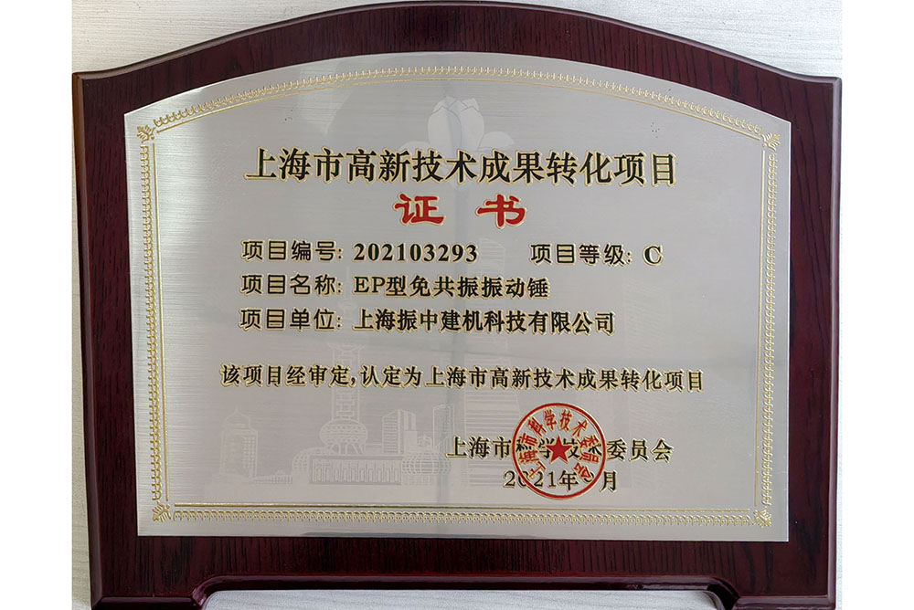 上海市高新技術(shù)成果轉(zhuǎn)化項(xiàng)目